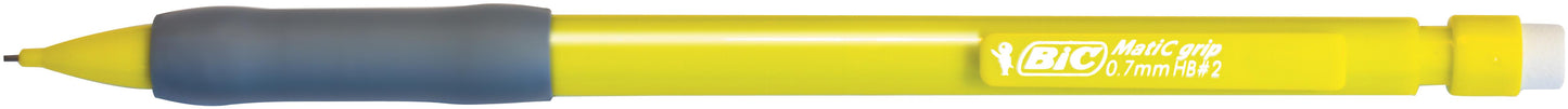 Bic Matic Grip Mechanical Pencil HB 0.7mm Lead Assorted Colour Barrel (Pack 12) - 8902841