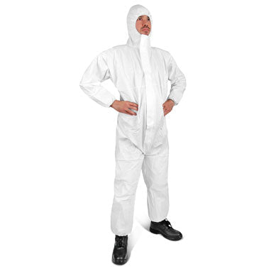 Beeswift Once White Medium Disposable Coverall - NWT FM SOLUTIONS - YOUR CATERING WHOLESALER