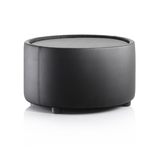 Neo Round Table Black Leather BR000096 - NWT FM SOLUTIONS - YOUR CATERING WHOLESALER