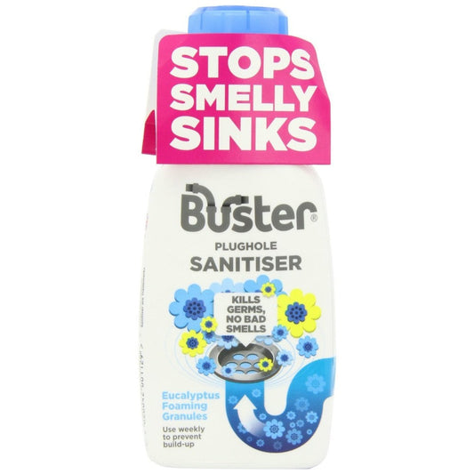 Buster Plughole Sanitiser Eucalyptus Foaming Granules 300g - NWT FM SOLUTIONS - YOUR CATERING WHOLESALER