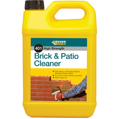 Everbuild 401 Brick & Patio Cleaner 5Ltr Concentrate