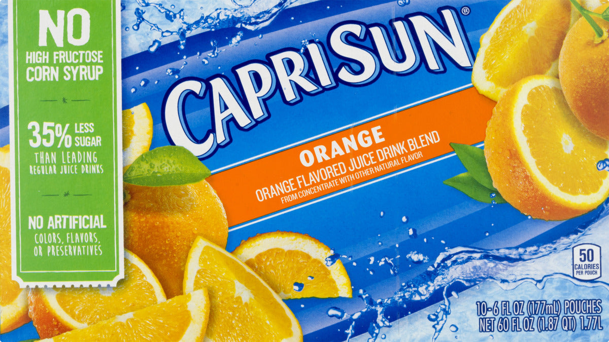 Capri-Sun Orange Juice 10x200ml