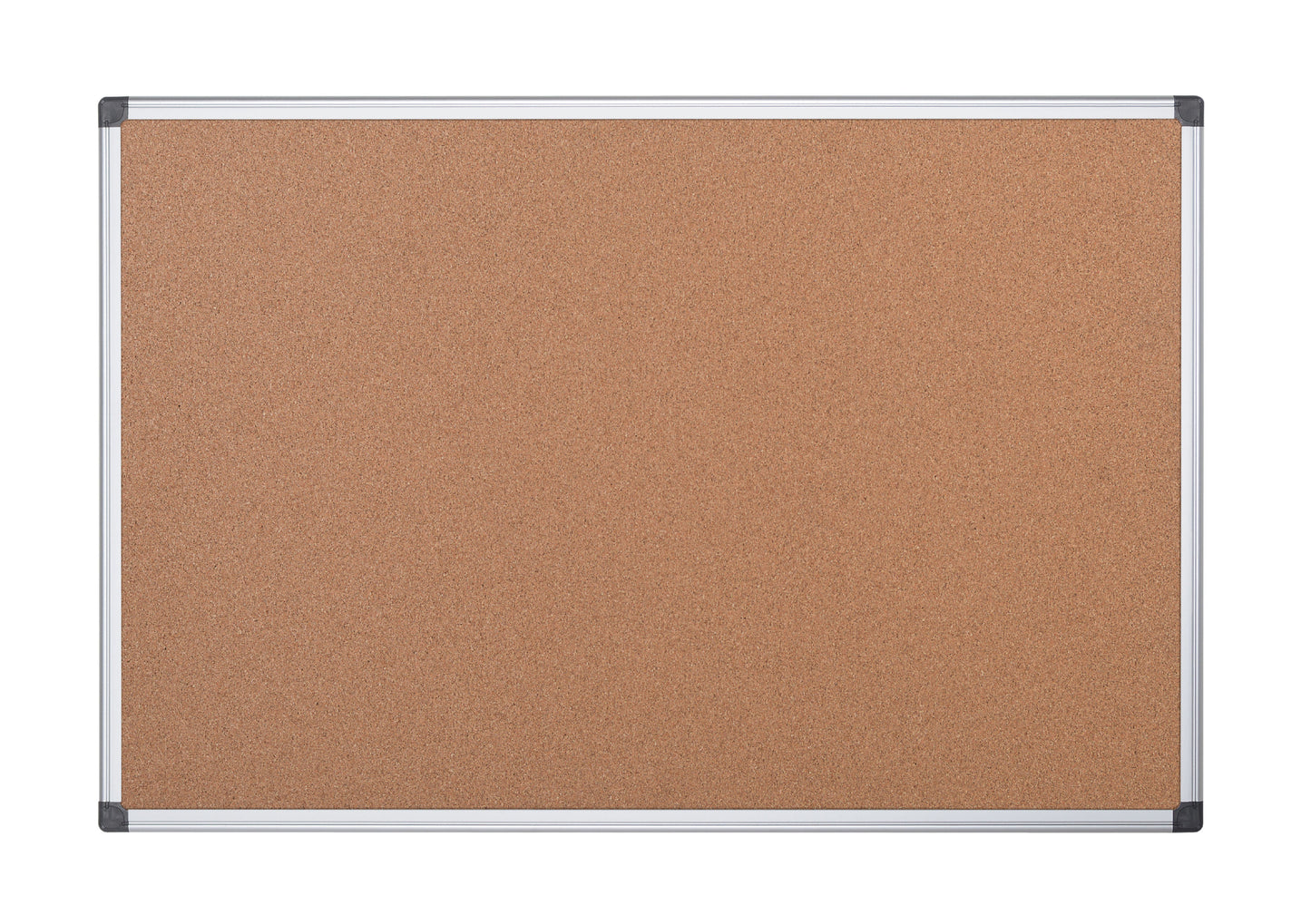 Bi-Office Maya Cork Noticeboard Double Sided Aluminium Frame 900x900mm - CA413750 - NWT FM SOLUTIONS - YOUR CATERING WHOLESALER