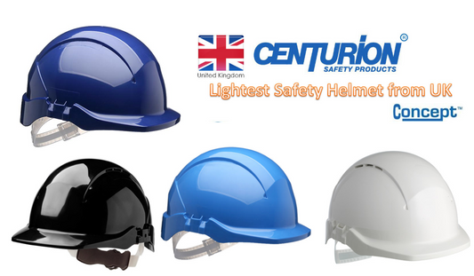Centurion Concept Core Reduced Peak Blue Safety Helmet - NWT FM SOLUTIONS - YOUR CATERING WHOLESALER