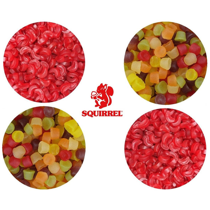 Squirrel Cheery Lips Scented Sweets 2.25kg Resealable Tub