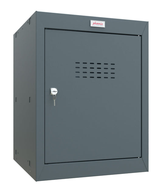 Phoenix CL Series Size 2 Cube Locker in Antracite Grey with Key Lock CL0544AAK - NWT FM SOLUTIONS - YOUR CATERING WHOLESALER