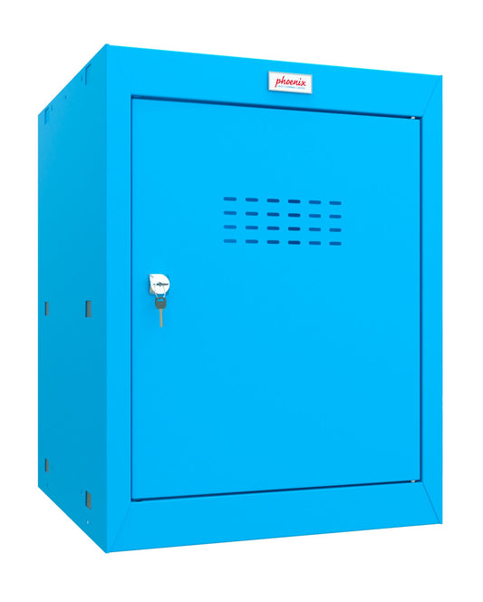 Phoenix CL Series Size 2 Cube Locker in Blue with Key Lock CL0544BBK - NWT FM SOLUTIONS - YOUR CATERING WHOLESALER
