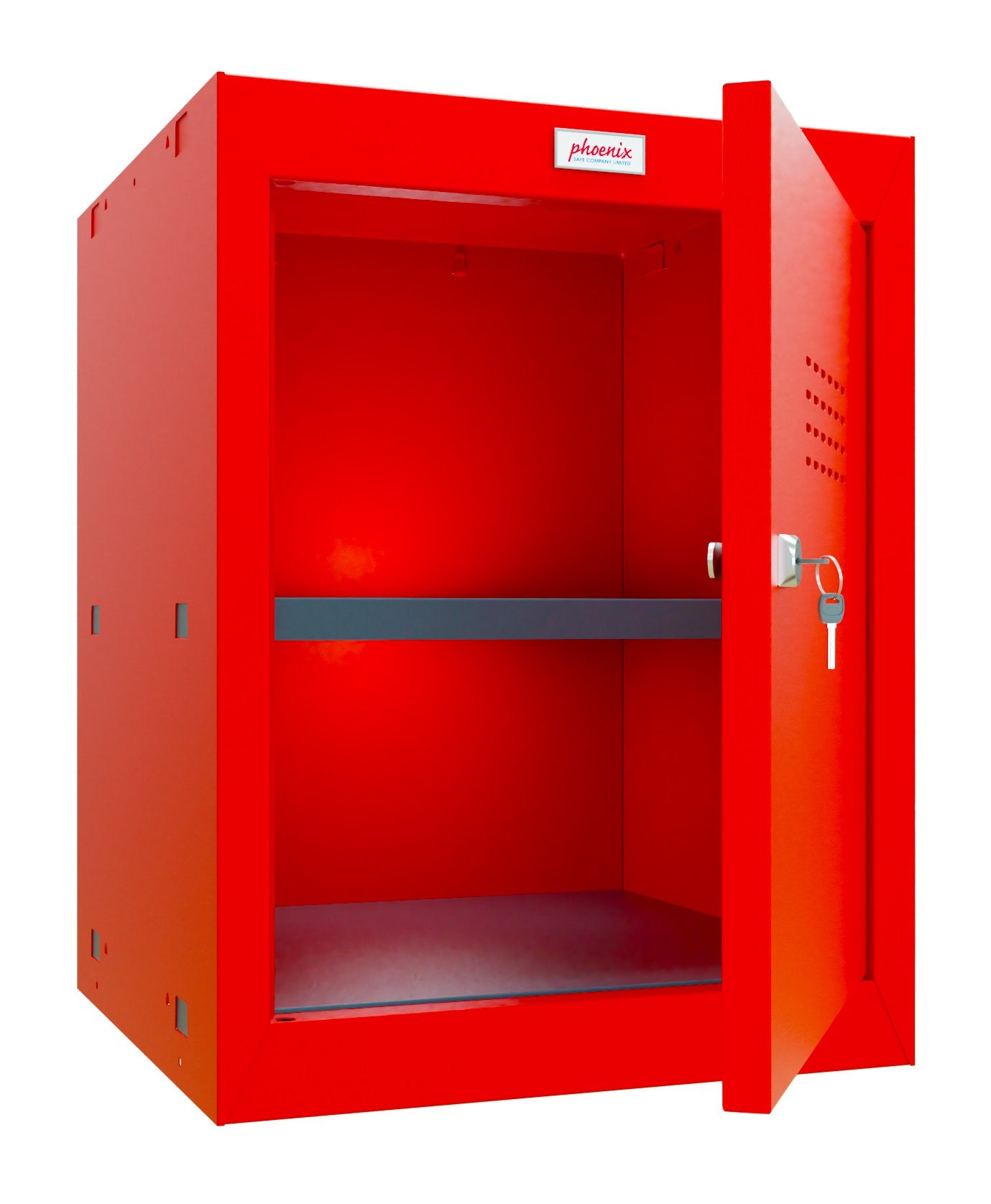 Phoenix CL Series Size 2 Cube Locker in Red with Key Lock CL0544RRK