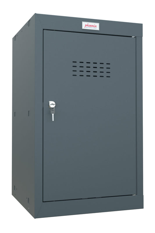Phoenix CL Series Size 3 Cube Locker in Antracite Grey with Key Lock CL0644AAK - NWT FM SOLUTIONS - YOUR CATERING WHOLESALER