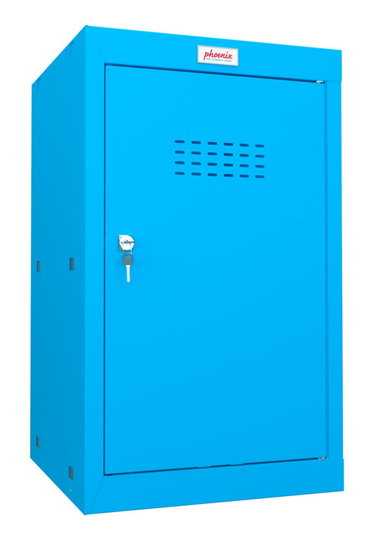 Phoenix CL Series Size 3 Cube Locker in Blue with Key Lock CL0644BBK - NWT FM SOLUTIONS - YOUR CATERING WHOLESALER