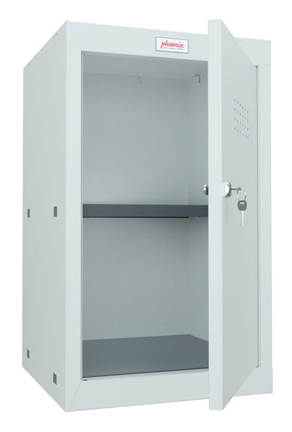Phoenix CL Series Size 3 Cube Locker in Light Grey with Key Lock CL0644GGK