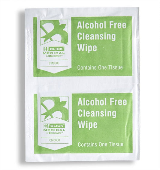 Click Medical Alcohol Free Wipes Pack 100's - NWT FM SOLUTIONS - YOUR CATERING WHOLESALER