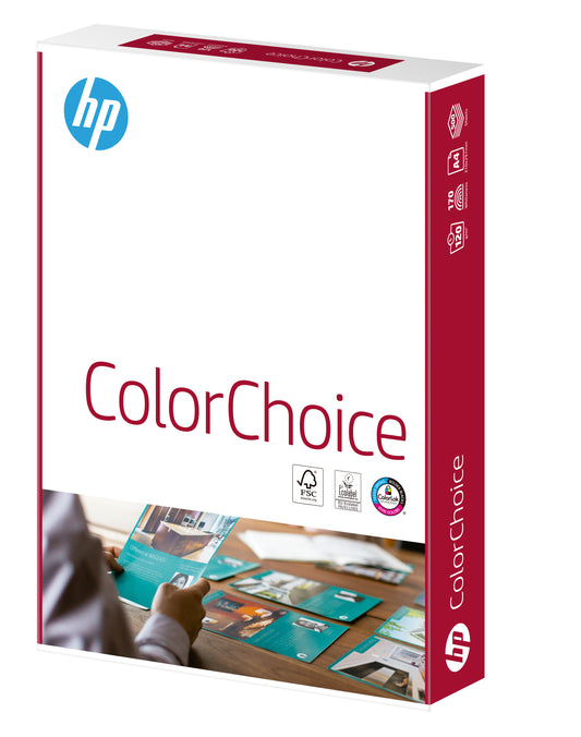 HP Color Choice FSC Paper A4 120gsm White (Ream 500) CHPCC120X419 - NWT FM SOLUTIONS - YOUR CATERING WHOLESALER