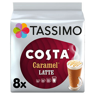 Tassimo Costa Caramel Latte Pods 16's (8 Drinks)