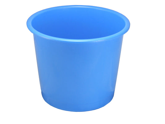 ValueX Deflecto Waste Bin Plastic Round 14 Litre Blue - CP025YTBLU - NWT FM SOLUTIONS - YOUR CATERING WHOLESALER