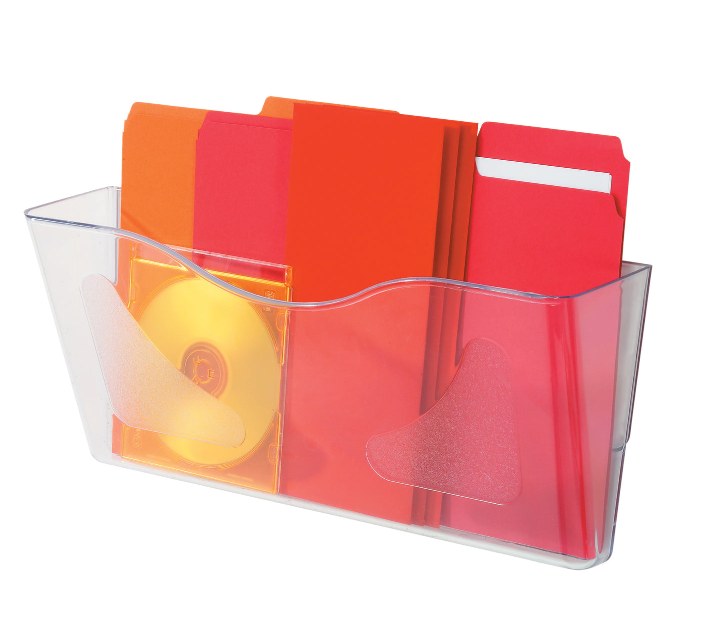 Deflecto Literature Wall Pocket A4 Landscape Clear - CP074YTCRY - NWT FM SOLUTIONS - YOUR CATERING WHOLESALER