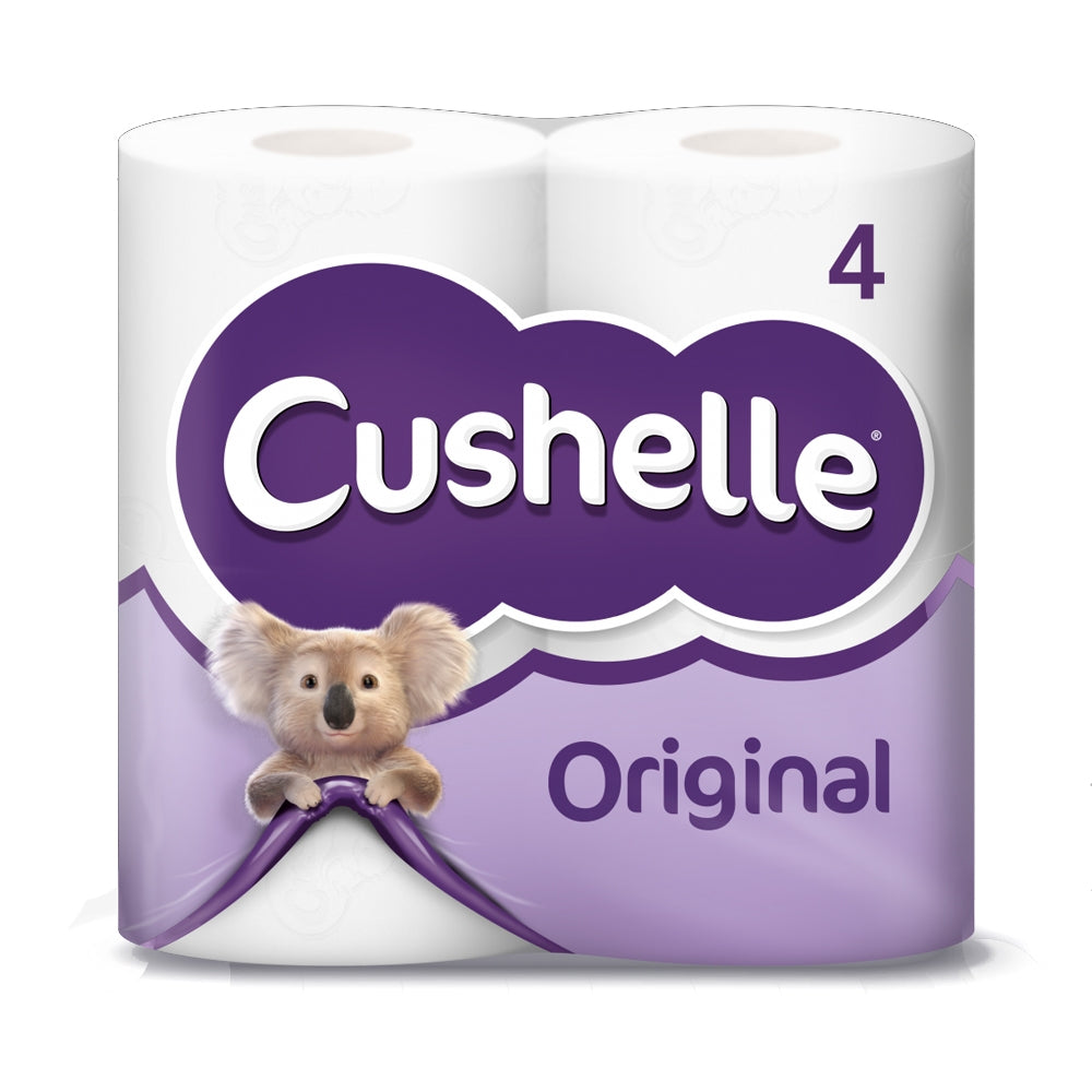 Cushelle Original Toilet Roll 4 Pack