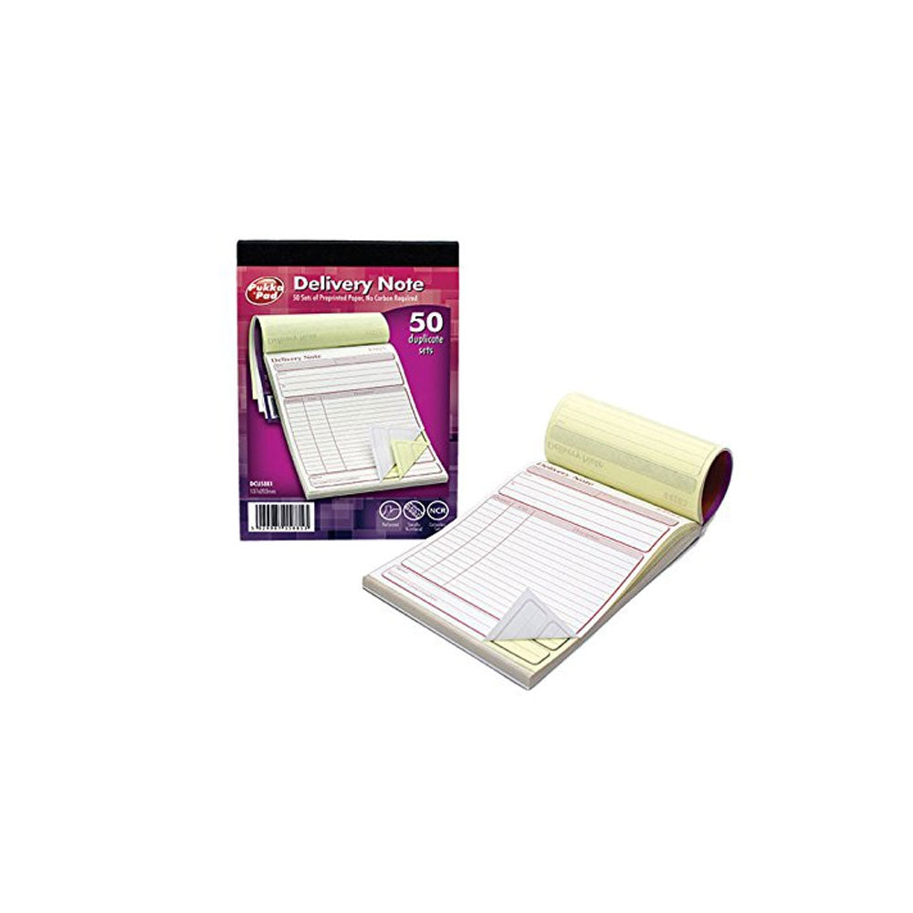 Pukka Delivery Note 137x203mm Duplicate Book