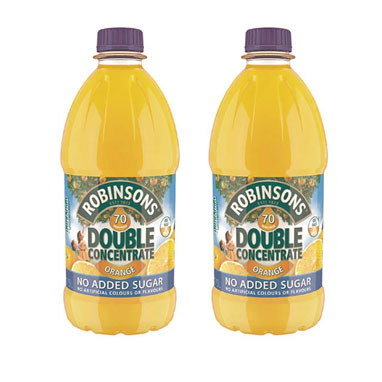 Robinsons NAS Double Concentrate Orange 1.75l - NWT FM SOLUTIONS - YOUR CATERING WHOLESALER