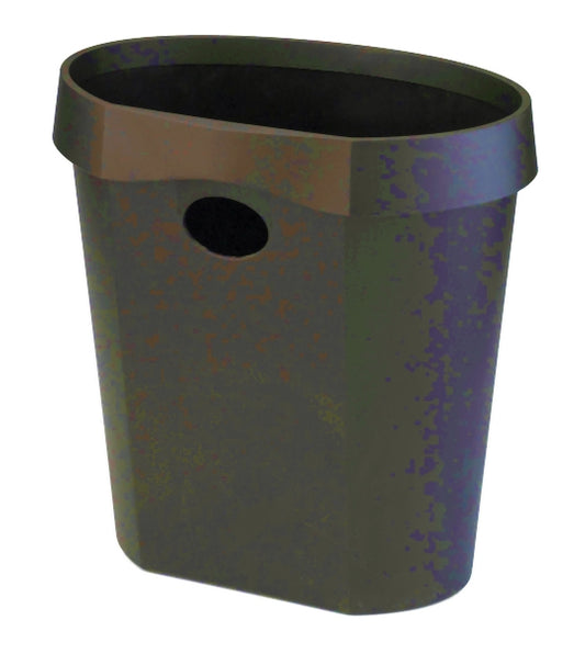 Avery Waste Bin Plastic Oval 18 Litre Black - DR500BLK - NWT FM SOLUTIONS - YOUR CATERING WHOLESALER