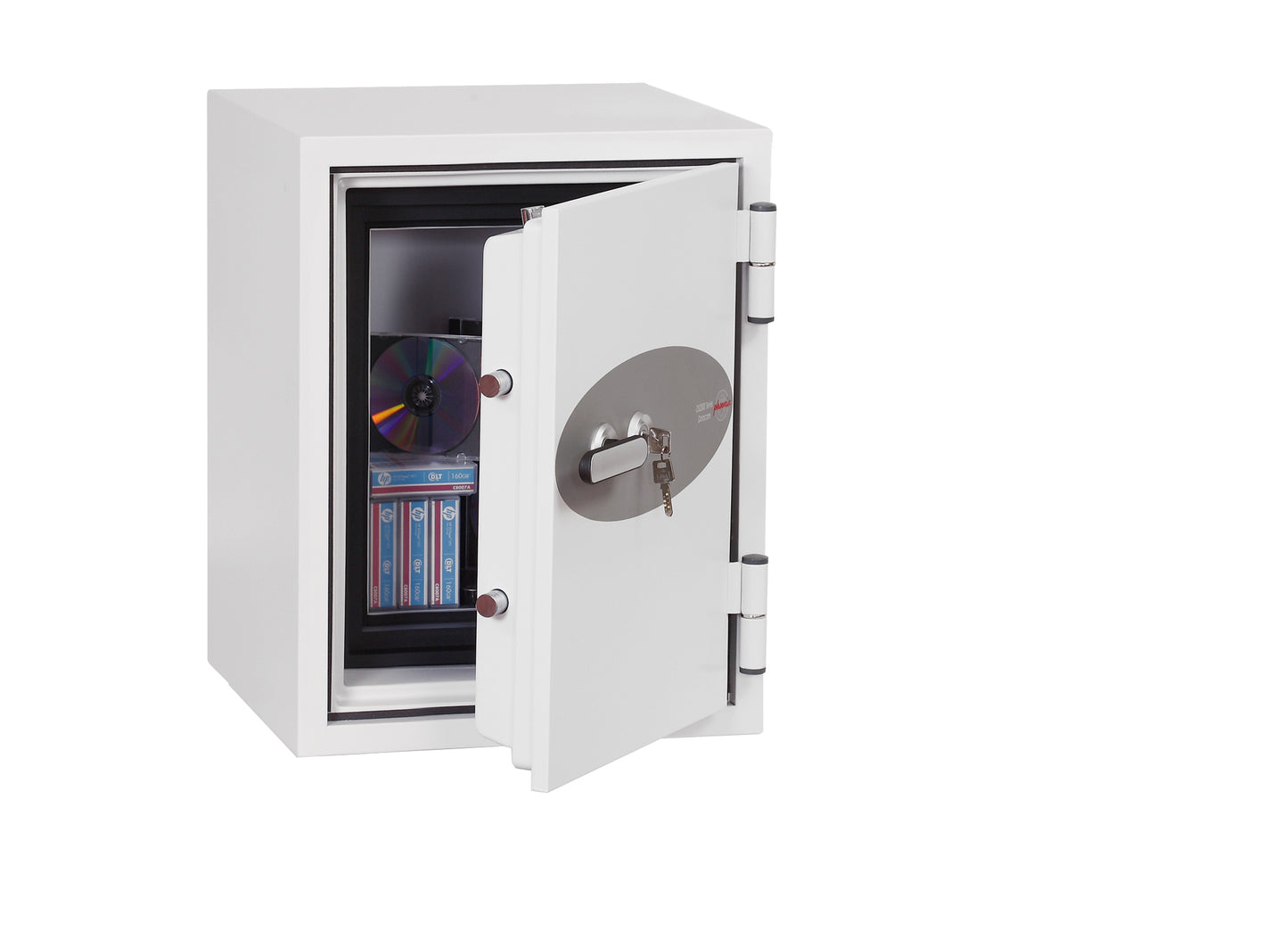 Phoenix Datacare Size 2 Data Safe Key Lock White DS2002K