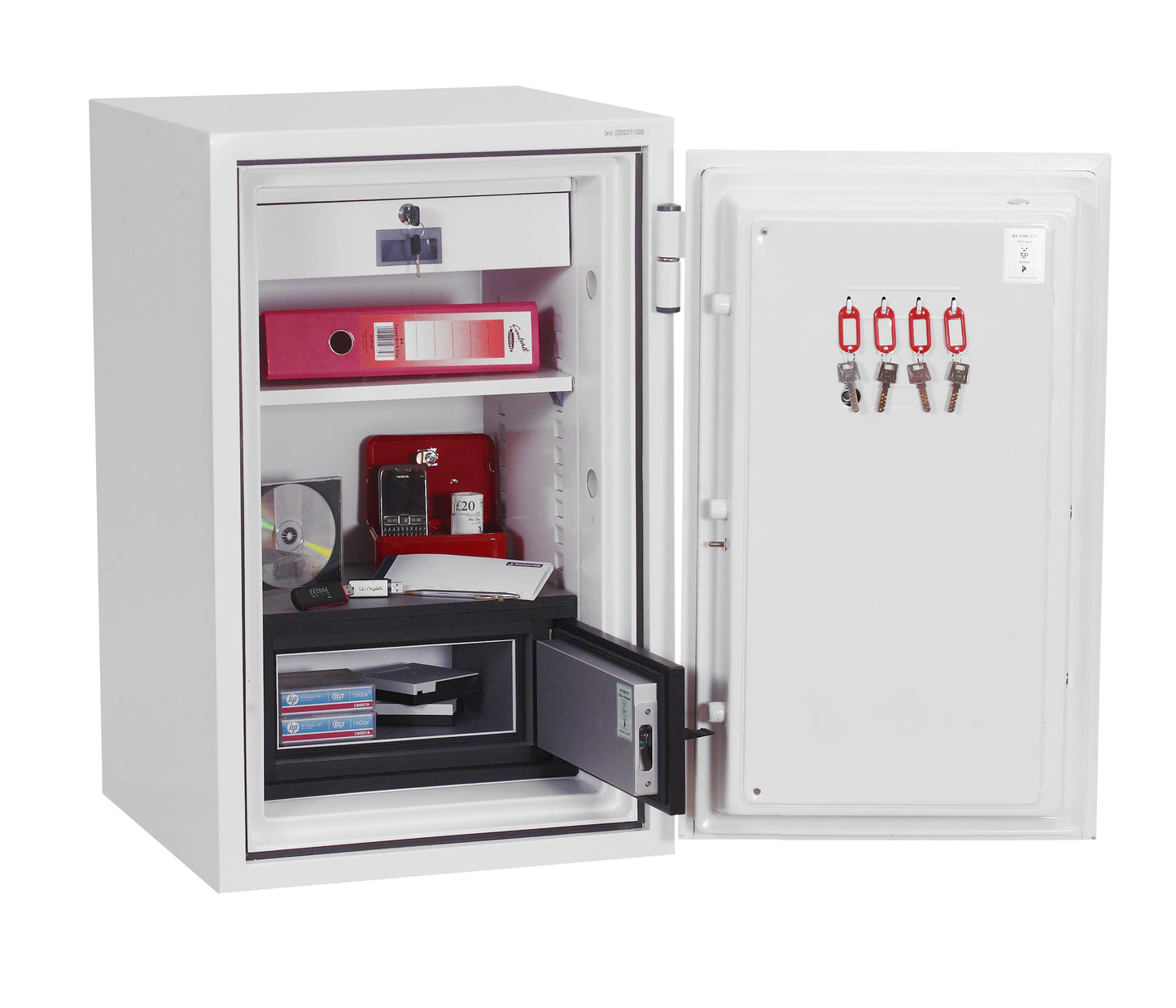 Phoenix Datacombi Size 2 Data Safe Electronic Lock White DS2502E