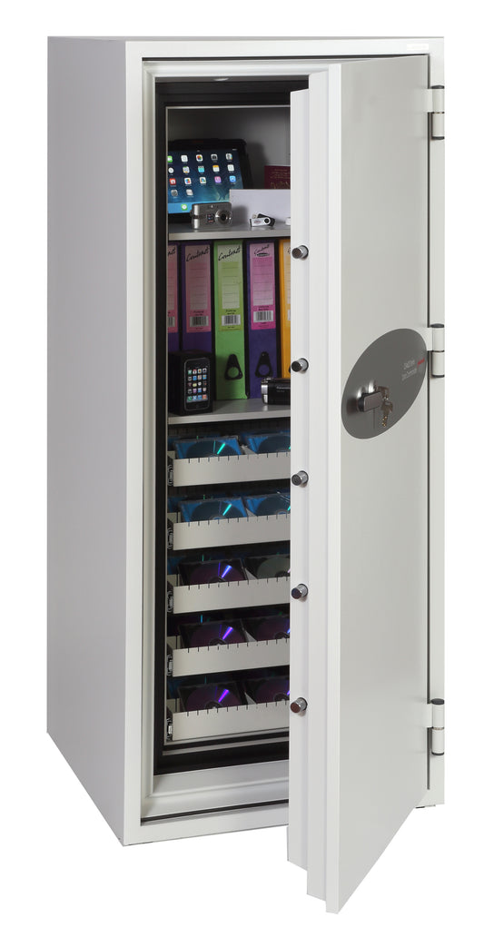 Phoenix Data Commander Size 2 Data Safe Key Lock White DS4622K - NWT FM SOLUTIONS - YOUR CATERING WHOLESALER