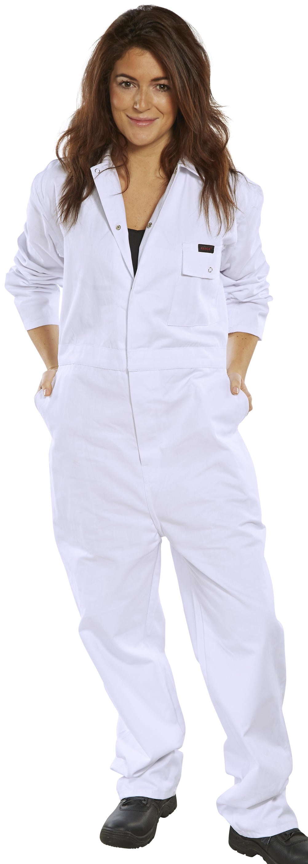 Beeswift Workwear White Boilersuit Size 38 - NWT FM SOLUTIONS - YOUR CATERING WHOLESALER