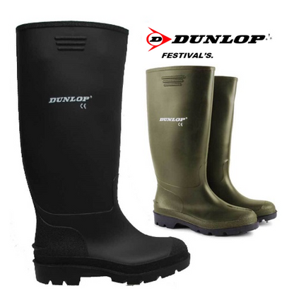 Dunlop Pricemastor Black Size 7 Boots - NWT FM SOLUTIONS - YOUR CATERING WHOLESALER