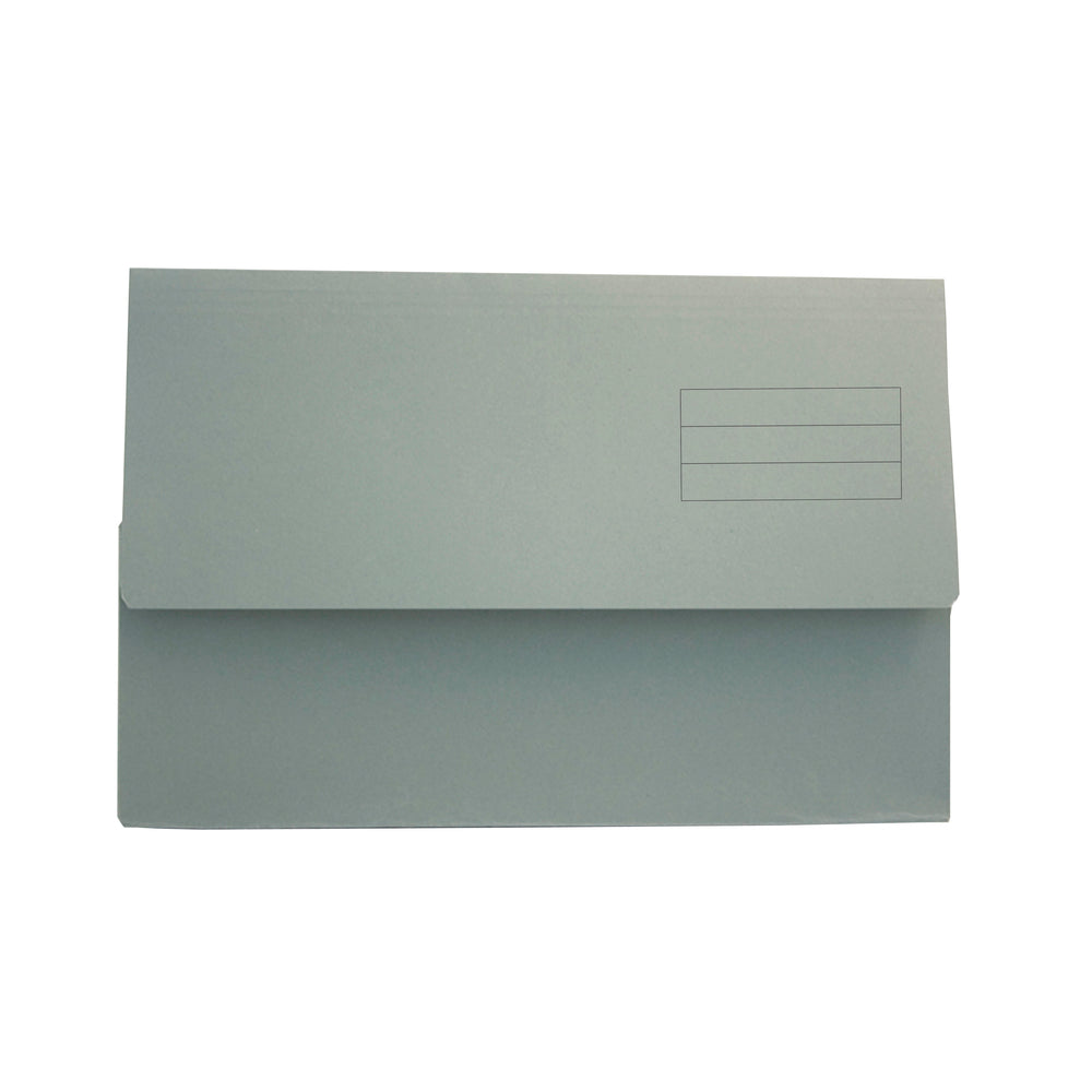 Exacompta Document Wallet Manilla Foolscap Half Flap 250gsm Assorted (Pack 50) - DW250-ASTZ