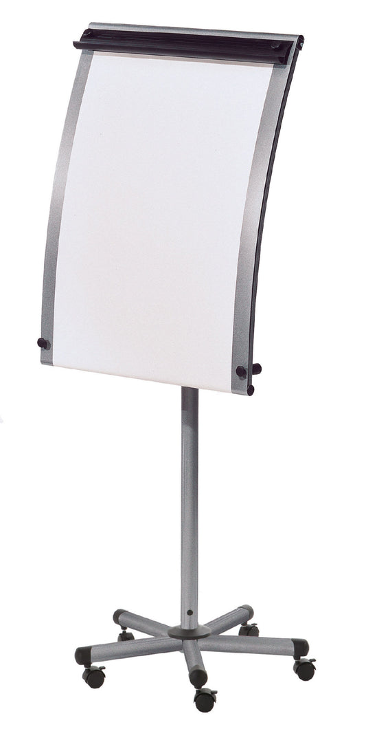 Bi-Office Roll Up Mobile Flipchart Easel 700x950mm Silver - EA4822016 - NWT FM SOLUTIONS - YOUR CATERING WHOLESALER