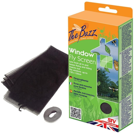 The Buzz Window Fly Screen 1.3x1.5m - NWT FM SOLUTIONS - YOUR CATERING WHOLESALER