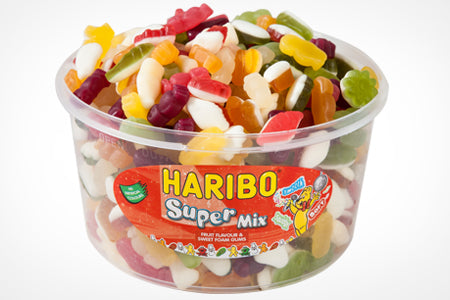 Haribo Supermix 1kg Drum
