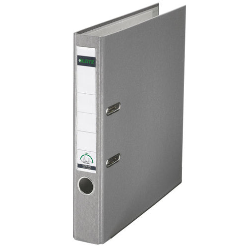Leitz 180 Lever Arch File Polypropylene A4 52mm Spine Width Grey (Pack 10)) 10151085 - NWT FM SOLUTIONS - YOUR CATERING WHOLESALER