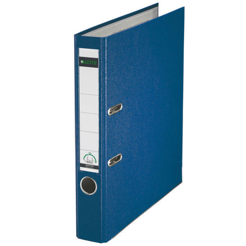 Leitz 180 Lever Arch File Polypropylene A4 52mm Spine Width Blue (Pack 10) 10151035 - NWT FM SOLUTIONS - YOUR CATERING WHOLESALER