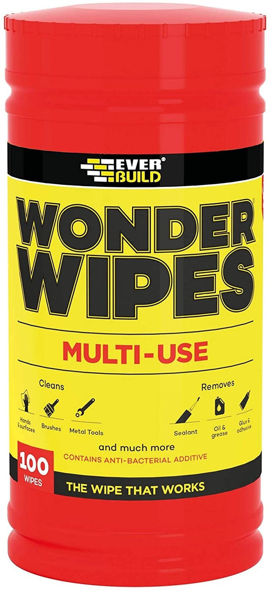 Everbuild Multi-Use Wonder Wipes Pack 100's - NWT FM SOLUTIONS - YOUR CATERING WHOLESALER