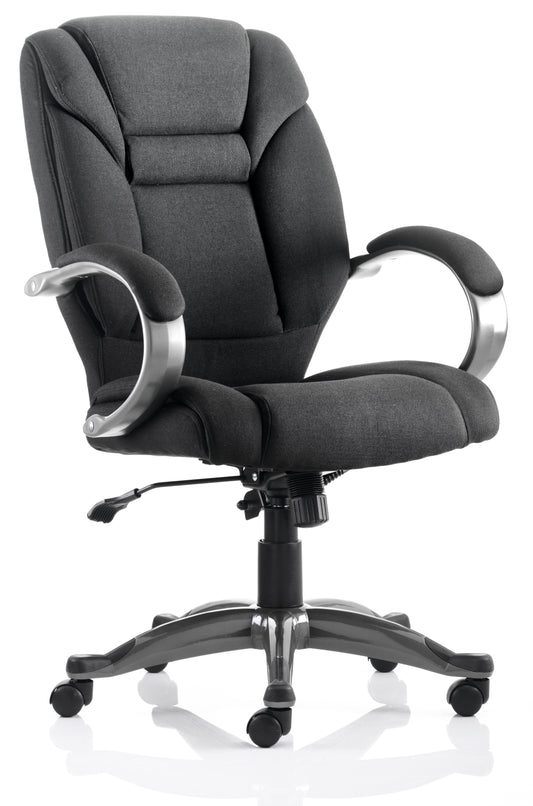 Galloway Executive Chair Black Fabric EX000030 - NWT FM SOLUTIONS - YOUR CATERING WHOLESALER