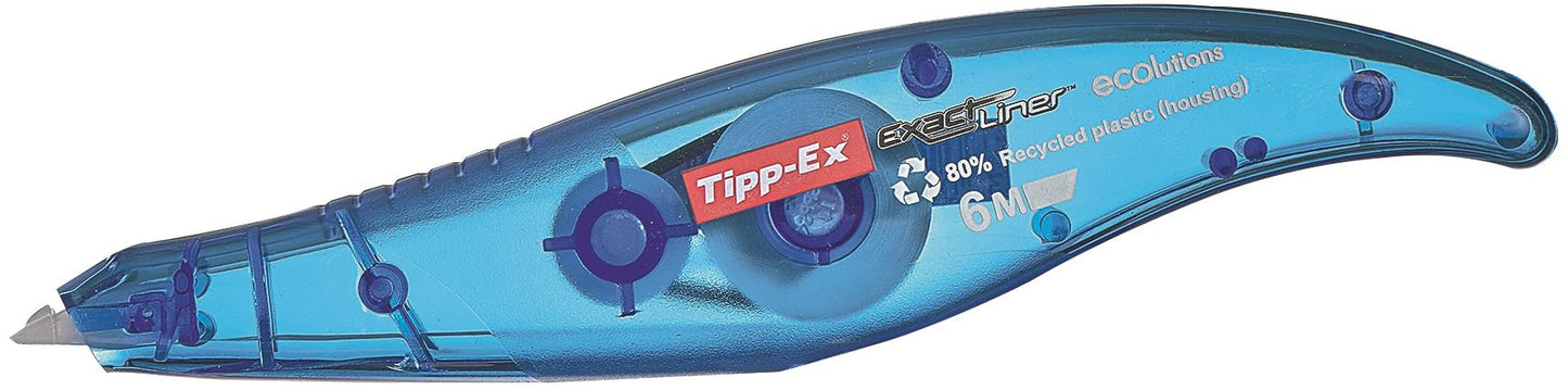 Tipp-Ex Ecolutions Exact Liner Correction Tape Roller 5mmx6m White (Pack 10) - 8104755