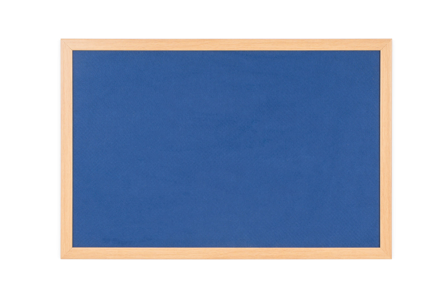 Bi-Office Earth-It Blue Felt Noticeboard Oak Wood Frame 1200x900mm - FB1443233 - NWT FM SOLUTIONS - YOUR CATERING WHOLESALER