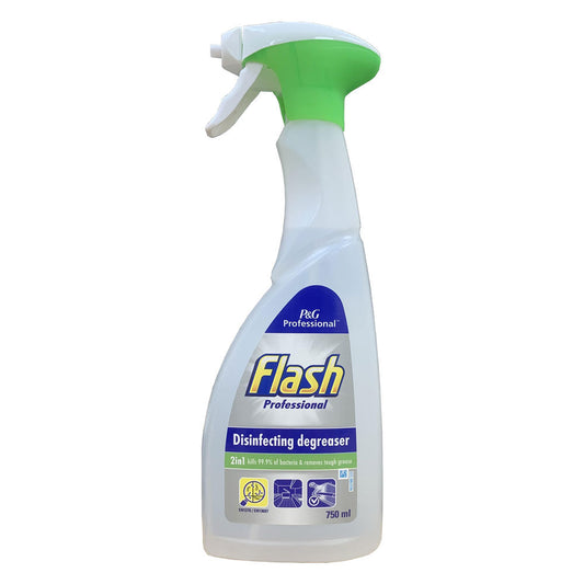 Flash Disinfecting Degreaser Spray 750ml - NWT FM SOLUTIONS - YOUR CATERING WHOLESALER