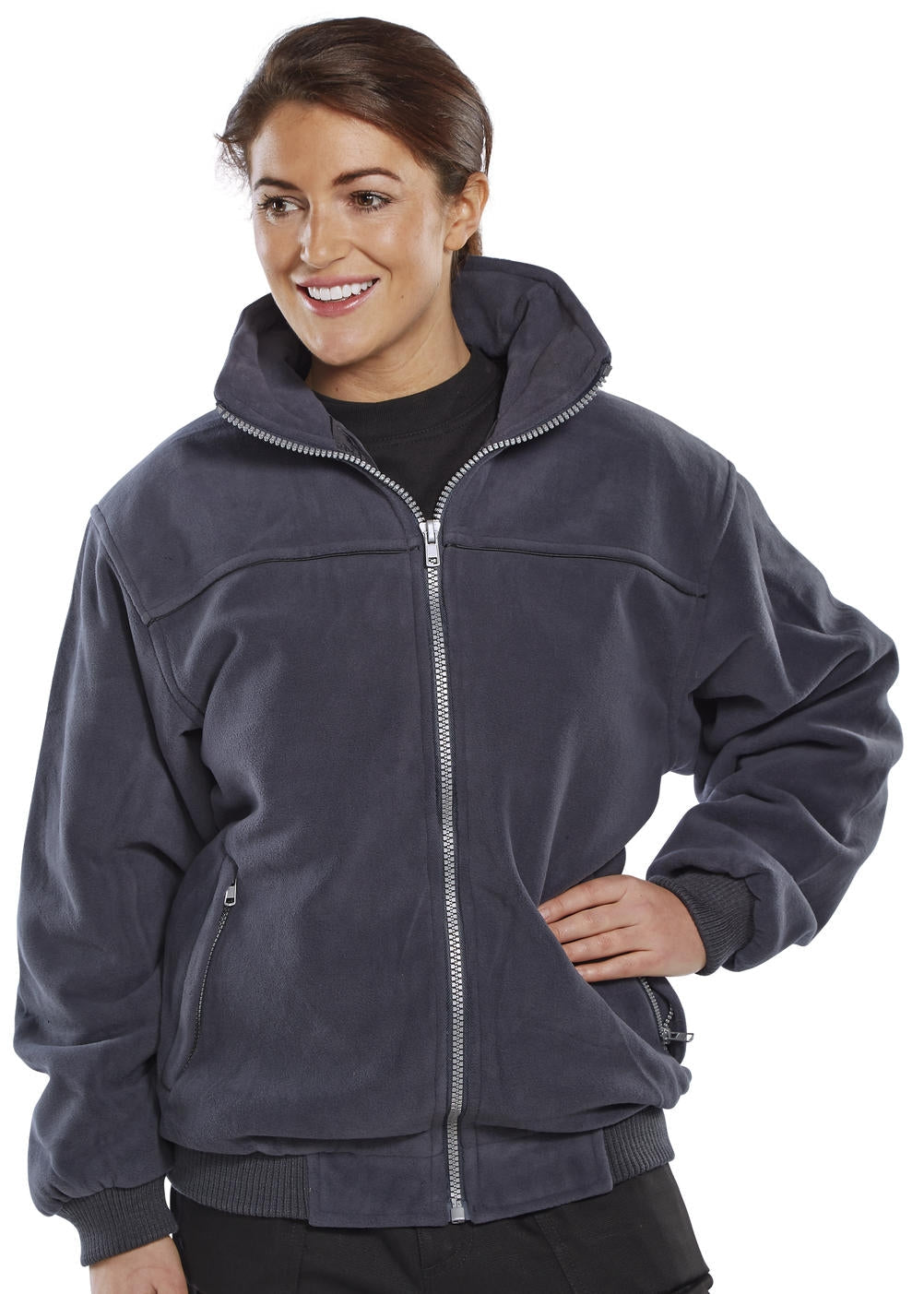 Beeswift Workwear Grey Small Endeavour Fleece - NWT FM SOLUTIONS - YOUR CATERING WHOLESALER