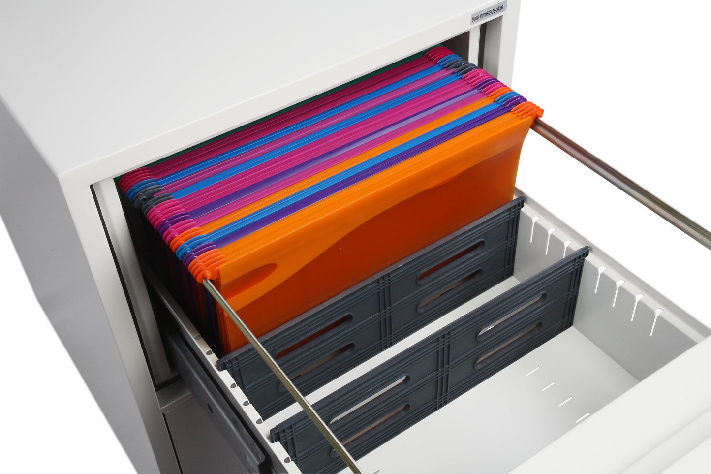 Phoenix Vertical Fire File 4 Drawer Filing Cabinet Electronic Lock White FS2254E