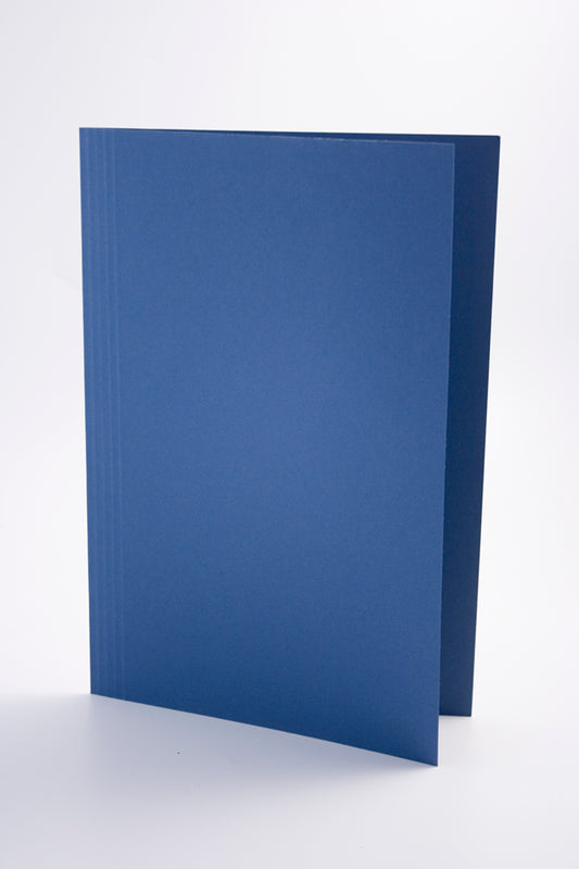 Guildhall Square Cut Folder Manilla Foolscap 250gsm Blue (Pack 100) - FS250-BLUZ - NWT FM SOLUTIONS - YOUR CATERING WHOLESALER