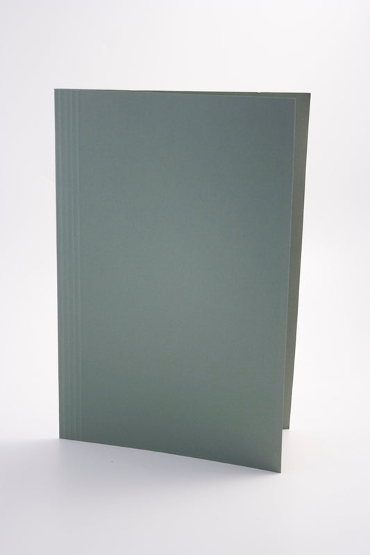 Guildhall Square Cut Folder Manilla Foolscap 250gsm Green (Pack 100) - FS250-GRNZ - NWT FM SOLUTIONS - YOUR CATERING WHOLESALER