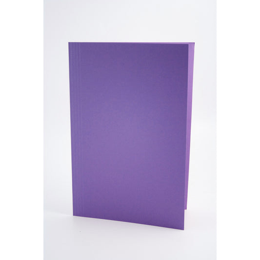 Guildhall Square Cut Folder Manilla Foolscap 250gsm Mauve (Pack 100) - FS250-MVEZ - NWT FM SOLUTIONS - YOUR CATERING WHOLESALER