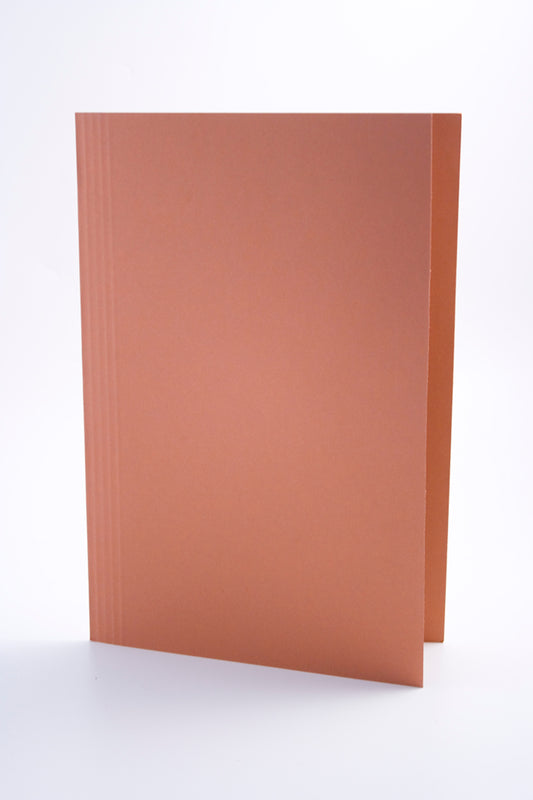 Guildhall Square Cut Folder Manilla Foolscap 250gsm Orange (Pack 100) - FS250-ORGZ - NWT FM SOLUTIONS - YOUR CATERING WHOLESALER