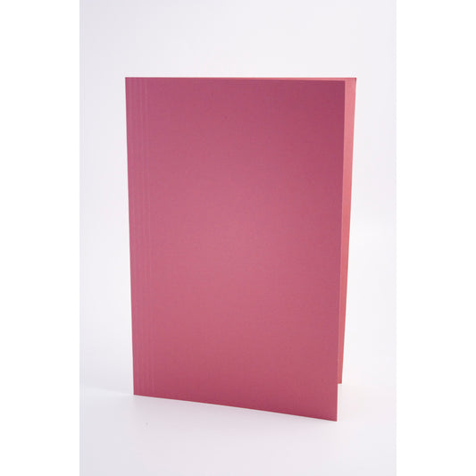 Guildhall Square Cut Folders Manilla Foolscap 315gsm Pink (Pack 100) - FS315-PNKZ - NWT FM SOLUTIONS - YOUR CATERING WHOLESALER