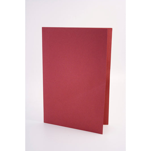 Guildhall Square Cut Folders Manilla Foolscap 315gsm Red (Pack 100) - FS315-REDZ - NWT FM SOLUTIONS - YOUR CATERING WHOLESALER
