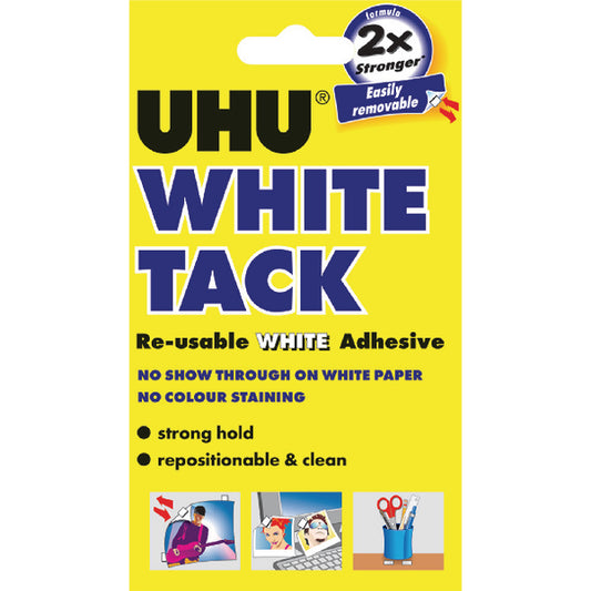UHU White Tack Handy Pack (Pack 12) - 3-42196 - NWT FM SOLUTIONS - YOUR CATERING WHOLESALER