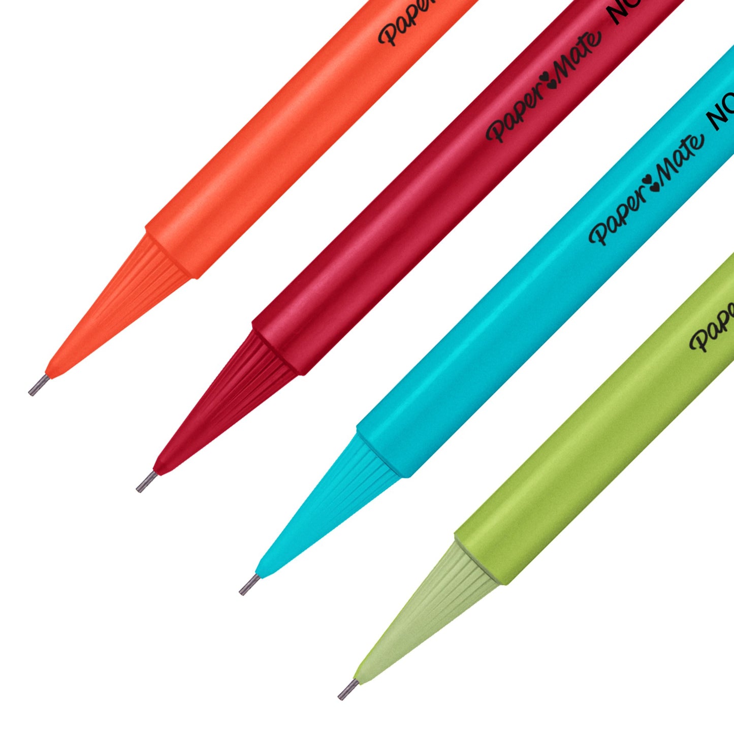 Paper Mate Non Stop Mechanical Pencil HB 0.7mm Lead Assorted Colour Barrel (Pack 12) - 1906125